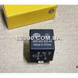 Реле универсальное 81259026005 - 4RD933332-441 (5 контактов). Hella