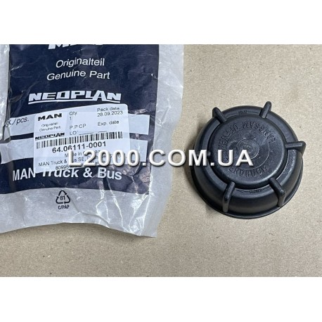 Пробка розширювального бачка MAN L2000, LE 81061110021 - 64061110001. Оригінал