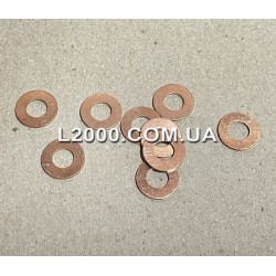 Медная шайба под форсунку MAN L2000 (7,3х15х1). Victor Reinz