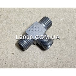 Тройник гидравлической системы опрокидывания кабины MAN L2000, LE 06711302105. Оригинал